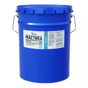 Мастика гидроизоляционная Брит Стандарт Р для кровли 20 кг