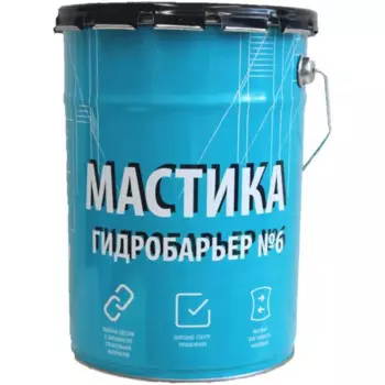 Мастика гидроизоляционная Гидробарьер №6 универсальная 5 кг