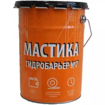 Мастика приклеивающая Гидробарьер №7 для кровли 5 кг