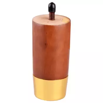 Мебельная ножка круглая 48 мм высота 100 мм золото