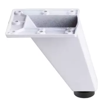 Мебельная ножка квадратная 24x24 мм высота 80 мм белая