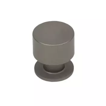 Мебельная ручка-кнопка AKS Лион никель 24 мм