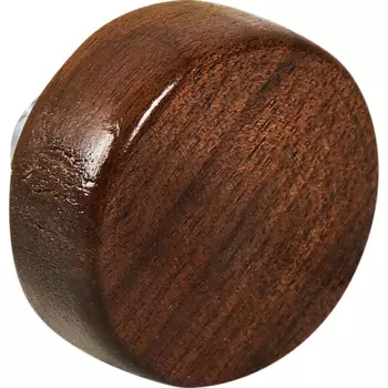 Мебельная ручка-кнопка Rein Wood коричневый