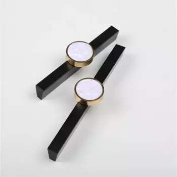 Мебельная ручка-профиль матовый черный 1350 мм