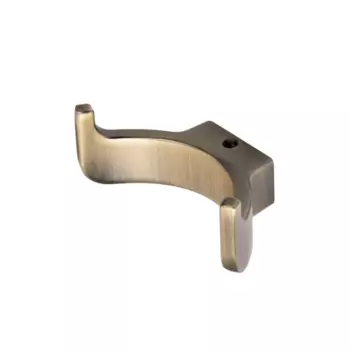 Мебельный крючок N00-N00-AB 10 см ЦАМ бронза