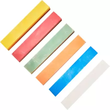 Мелок цветной Jetservice 67514, 6 шт.