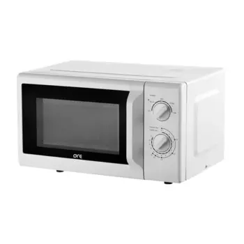 Микроволновая печь Ore MWW1 20 л 45x32.4x26.5 см ручное управление цвет белый