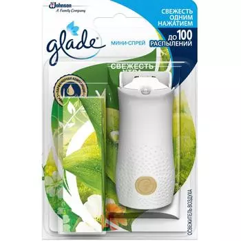 Мини-спрей Glade «Свежесть утра» основной блок