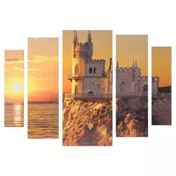 Модульная картина «Ласточкино гнездо» 80х115 см