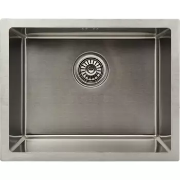 Мойка для кухни врезная Delinia 50x40 см глубина чаши 20 см нержавеющая сталь цвет сатин