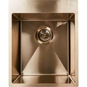 Мойка для кухни врезная М3G Delinia 40x50 см глубина чаши 19.1 см нержавеющая сталь цвет золото