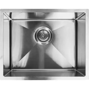 Мойка для кухни врезная М8S Delinia 50x40 см глубина чаши 19.1 см нержавеющая сталь цвет сатин