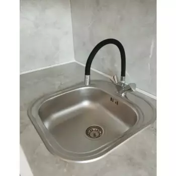 Мойка для кухни врезная Ukinox 46.5x48.8 см глубина чаши 16.5 см нержавеющая сталь цвет серый