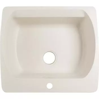 Мойка Fosto КМ61-53 61x53x20 см, мрамор, цвет белый