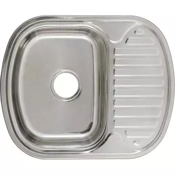 Мойка MLN6049U 60x49x18 см, нержавеющая сталь, цвет серебристый