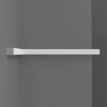 Молдинг настенный полистирол ударопрочный Stenopol C71137 белый 7x7x2000 мм