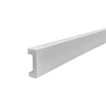 Молдинг настенный ударопрочный Modern 1 полистирол 41x10x2000 мм белый