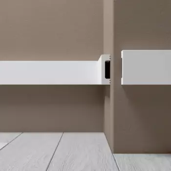 Молдинг потолочный полистирол ударопрочный Де-Багет Polymer М 3 белый 14x50x2000 мм