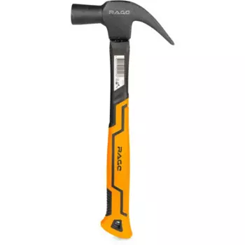 Молоток-гвоздодер Rage фиберглассовая ручка 560 г