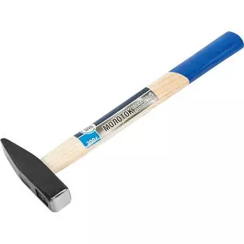 Молоток кованый, 300 г, деревянная рукоятка