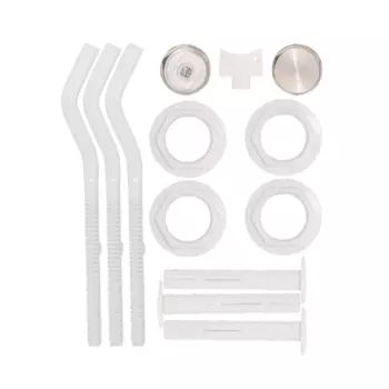 Монтажный комплект для радиатора Equation 1"x3/4" сталь белый 10 шт.