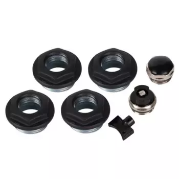 Монтажный комплект для радиаторов Royal Thermo 1"x1/2" сталь черный