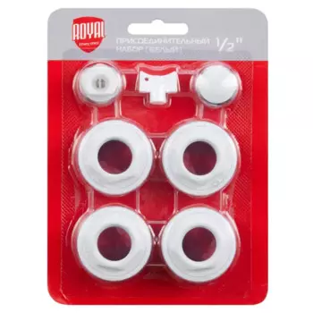 Монтажный комплект Royal Thermo 1/2" цвет белый