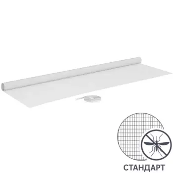 Москитная сетка на самоклеящейся ленте 150x250 см белый