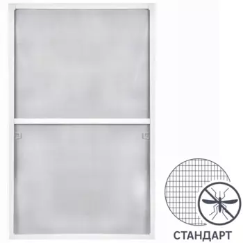 Москитная сетка рамочная 100x63 см цвет белый