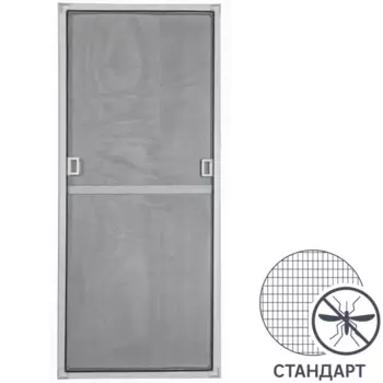 Москитная сетка рамочная 110x53 см цвет белый