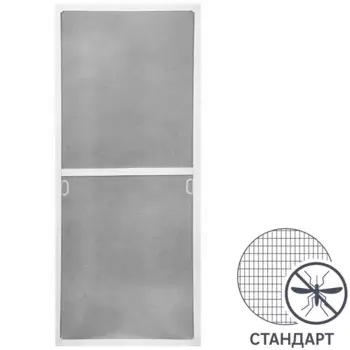 Москитная сетка рамочная 110x55 см цвет белый