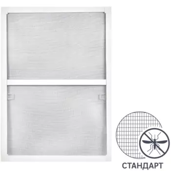 Москитная сетка рамочная 80x57 см цвет белый