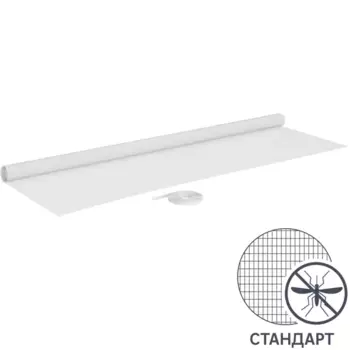 Москитная штора 180x150 см белый