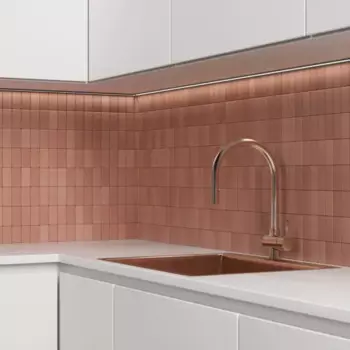 Мозаика алюминиевая Artens Tara 30.6x29.6 см цвет розовое золото