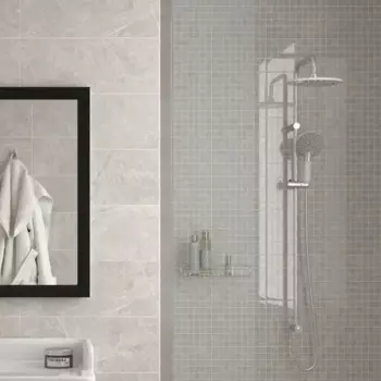 Мозаика настенная Kerama Marazzi Феррара 20x50 см глянцевая цвет серый