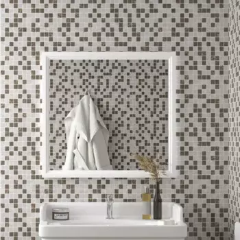 Мозаика настенная Kerama Marazzi Феррара-фоджа 20x50 см глянцевая цвет коричневый/серый