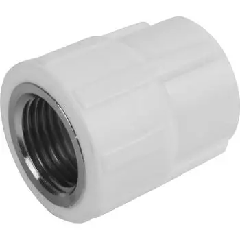 Муфта комбинированная Политэк 1/2"x20 мм ВР полипропилен
