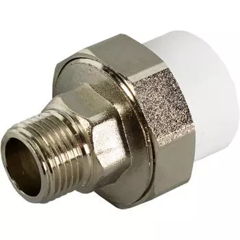 Муфта разъемная раструбная Ростерм 1/2"x25 мм НР полипропилен