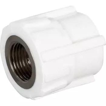 Муфта комбинированная Ростерм 1/2"x25 мм ВР полипропилен