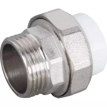 Муфта разъемная Ростерм 1"x25 мм НР полипропилен