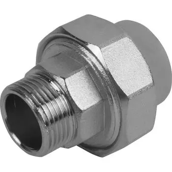 Муфта разъемная FV-Plast 3/4"x25 мм НР полипропилен 237025