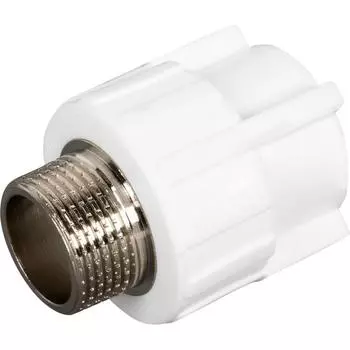 Муфта комбинированная Ростерм 3/4"x25 мм НР полипропилен