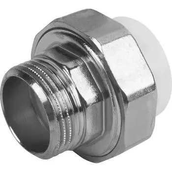 Муфта разъемная Политэк 1"x32 мм НР полипропилен