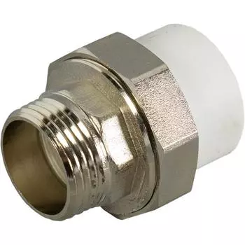 Муфта комбинированная разъемная Ростерм 1"x32 мм НР полипропилен