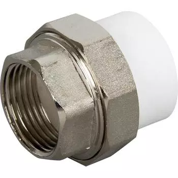 Муфта комбинированная разъемная Ростерм 1"x32 мм ВР полипропилен