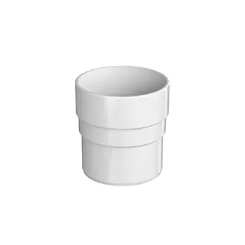 Муфта для водосточной трубы Технониколь Оптима 80 мм цвет белый