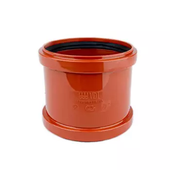 Муфта двойная наружная VDL 110 мм полипропилен