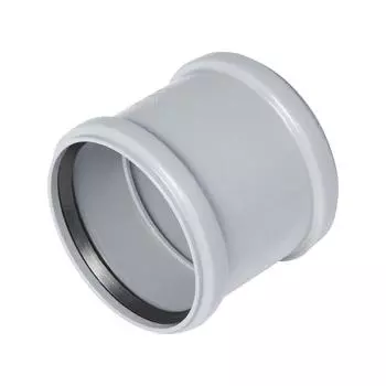 Муфта двухраструбная Политэк 110 мм полипропилен