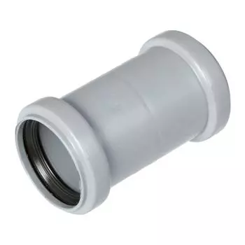 Муфта двухраструбная Политэк 50 мм полипропилен