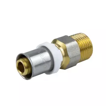 Муфта комбинированная Aquasfera 1/2"x20 мм НР латунь 027-8798